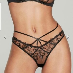 NWT Agentprovocateur Ozella Thong Black